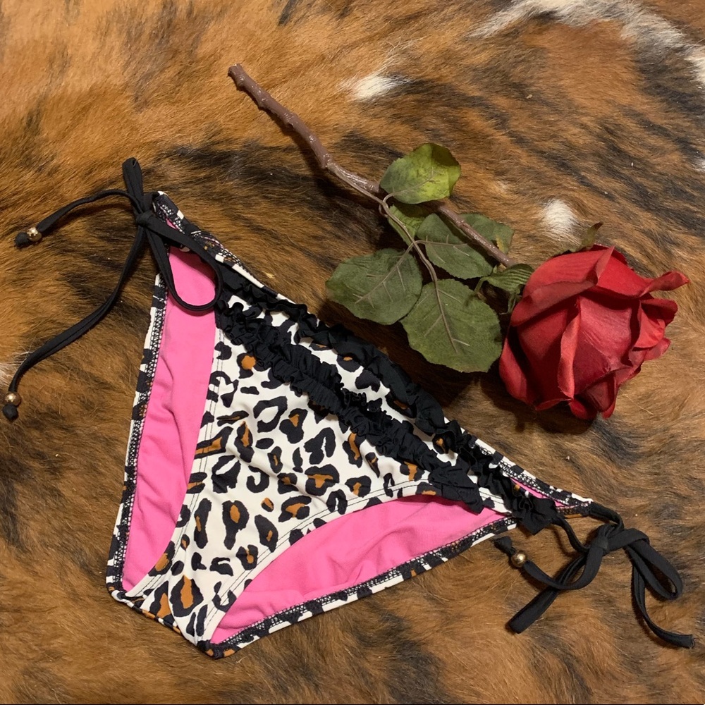 Guess Leopard Bikini Bottom